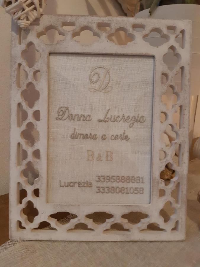 Donna Lucrezia Dimora A Corte B&B กอนแวร์ซาโน ภายนอก รูปภาพ